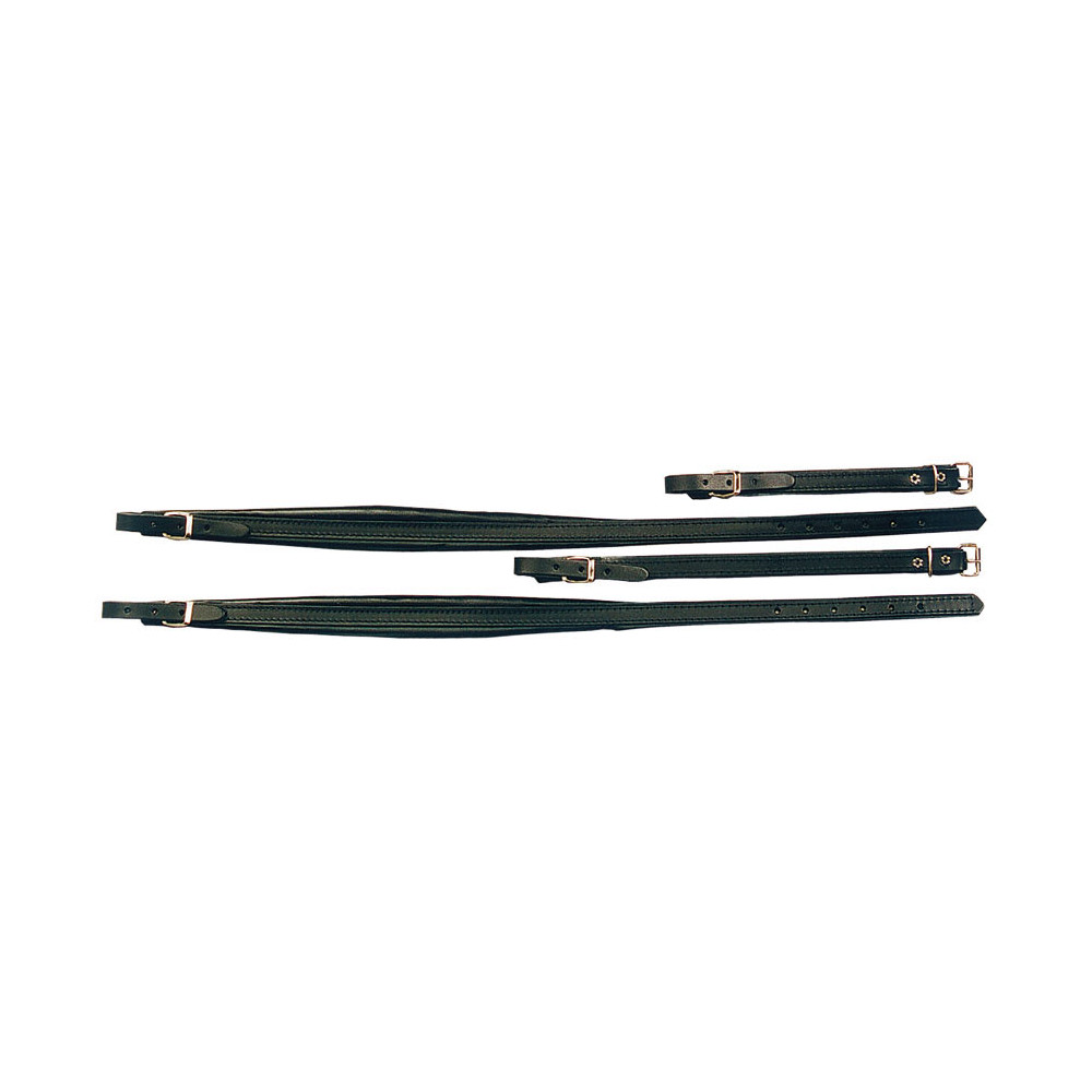 P. Riemen Leder Akkord. 80/96b Schwarz