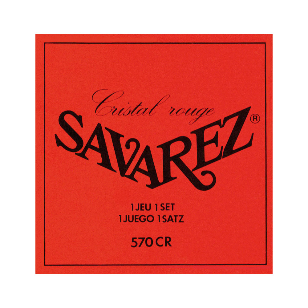 Savarez Cristal Saitensatz Stark (rot)