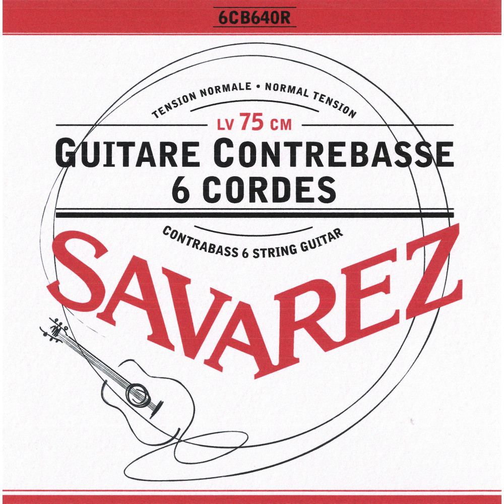Savarez Saitenset für 6-Saiter-Bass 75 cm