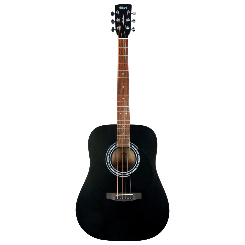 Cort Ad810 Gitarre Schwarz Satiniert
