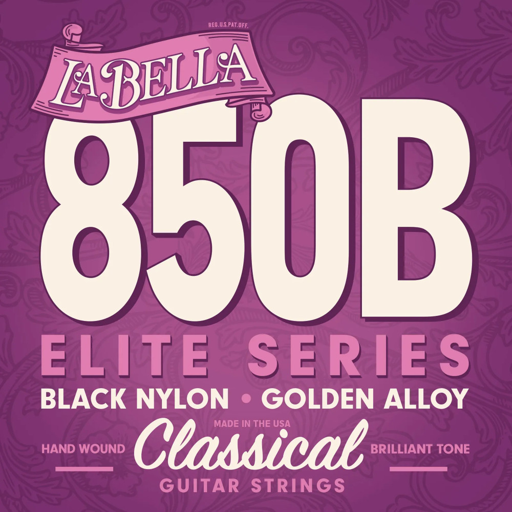 Klassischer Satz La Bella Elite Nylon Black