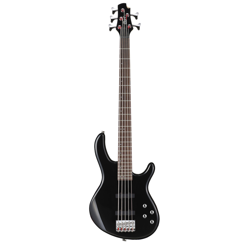 5-Saiter-Bass Cort Action Plus Schwarz