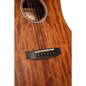 Cort Ad Mini Mahagoni Gitarre, Hülle