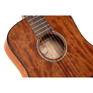 Cort Ad Mini Mahagoni Gitarre, Hülle