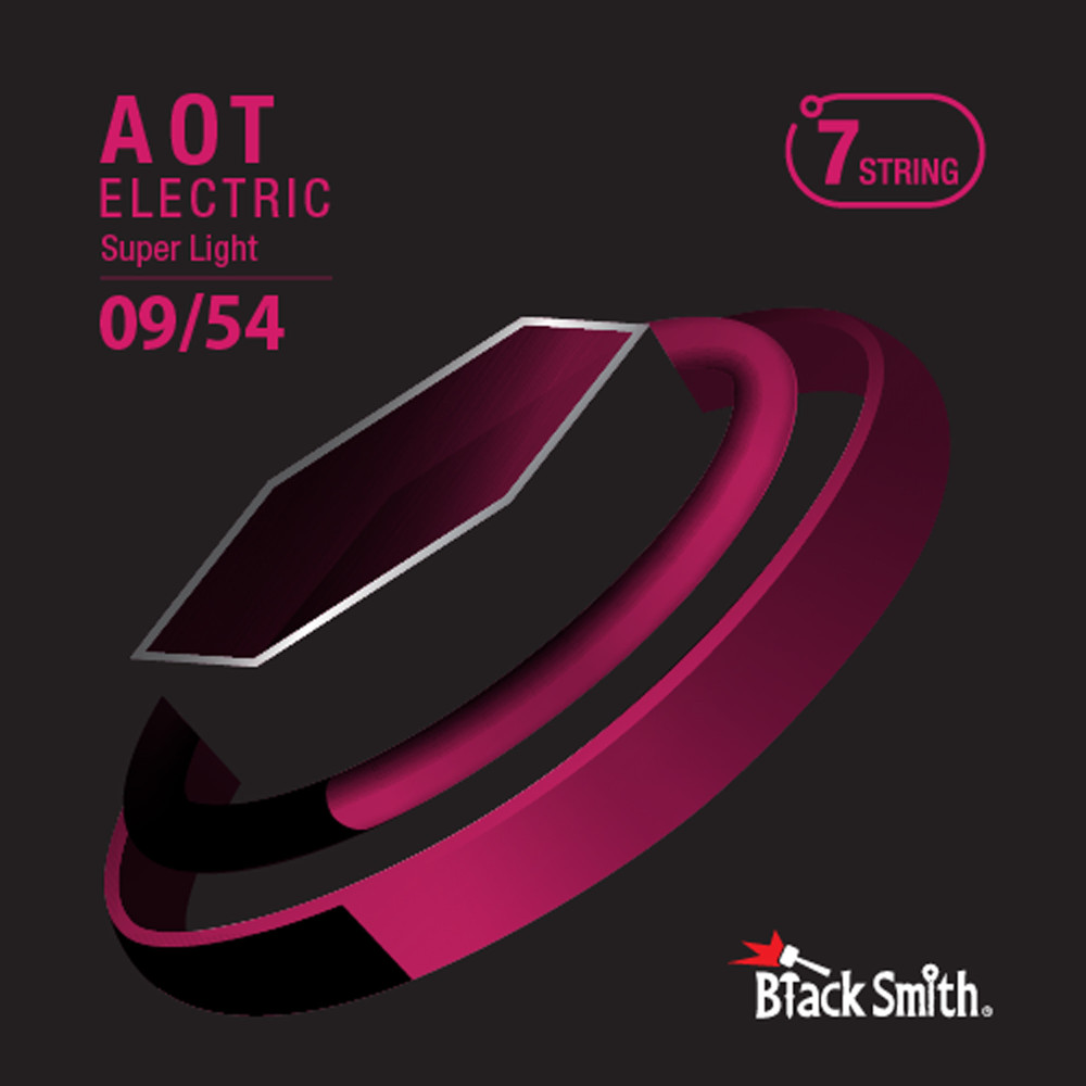 Black Smith E-Gitarrensaitensatz 7s Aot 9-54