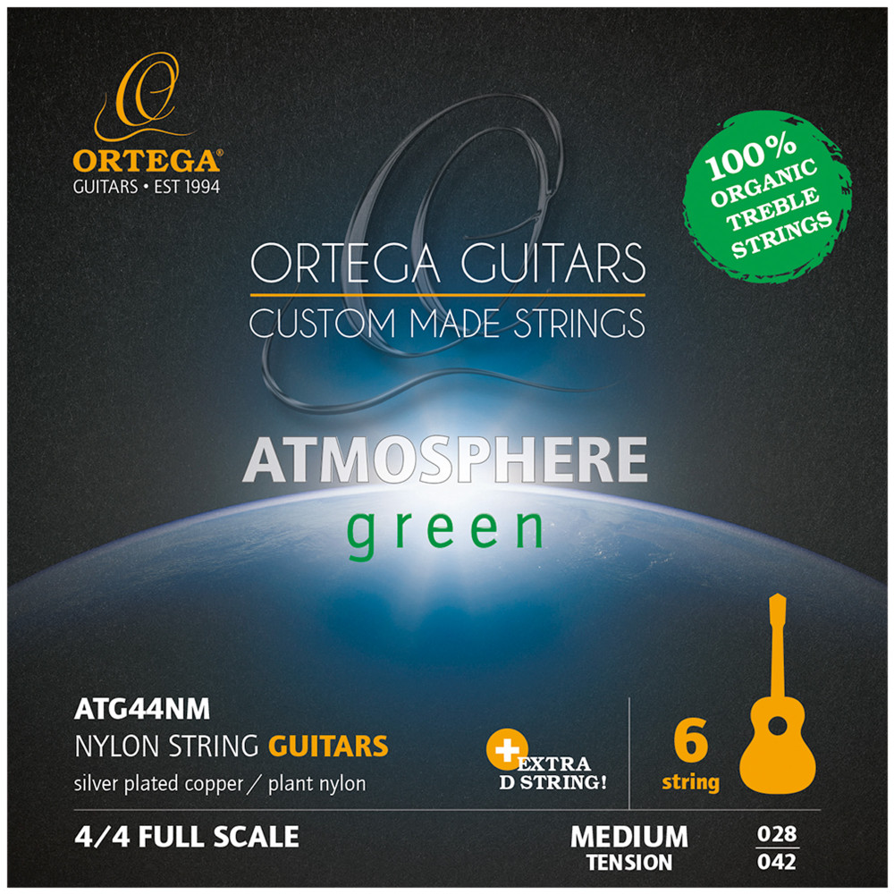 Ortega Green Medium Nylon Strings