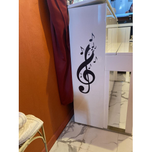 Ritmüller - Acoustic Upright Piano, White Finish, 2012