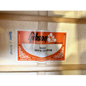 Gibson Dove 1980 Ébano