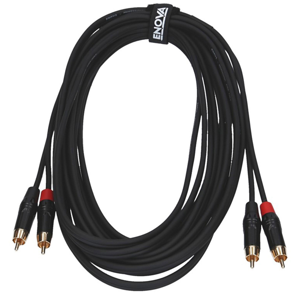 Cable Patch Enova 2x Rca - 2x Rca 1m