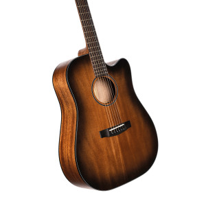 Cort Core-dc Gitarre Mahagoni Black Burst
