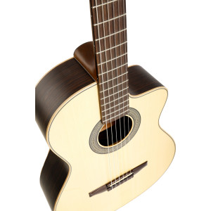 Gitarre Esteve Crossover Fichtendecke