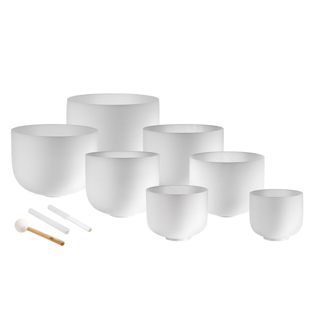 Set Singing Bowl Sonic Energy Crystal