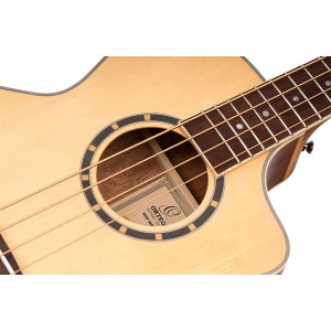 Ortega Deep Serie Bass, 4-saitig, cw Eq
