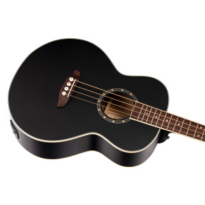 Ortega Deep Serie 4saitiger Bass Eq Satin Schwarz