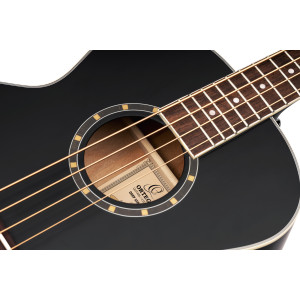 Ortega Deep Serie 4saitiger Bass Eq Satin Schwarz