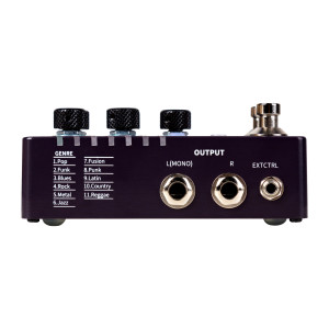 Mooer Drummer X2 Pedal Schwarz
