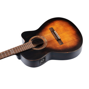 Ortega Guitare Distressed Suites, Cw Eq