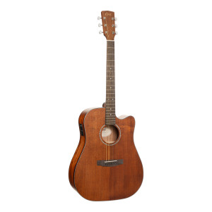 Cort Earth60ce Gitarre Natur Open Pore