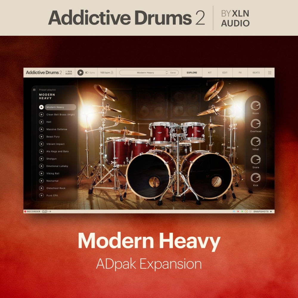 Addictive Drums 2: Modern Heavy ADpak