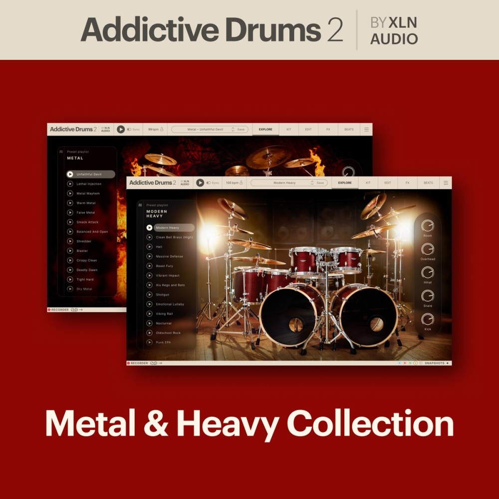Addictive Drums 2: Metal & Heavy Collection