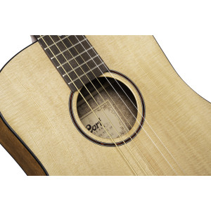 Cort Earth Mini Nat Gitarre Mit Tasche