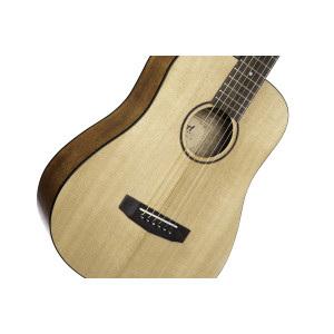Cort Earth Mini Nat Gitarre Mit Tasche