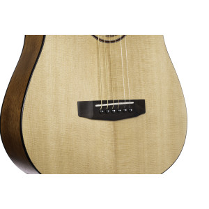 Cort Earth Mini Nat Gitarre Mit Tasche