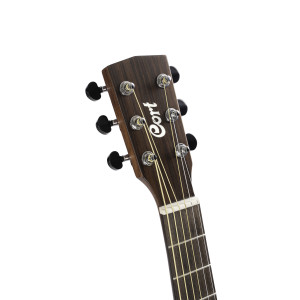 Cort Earth Mini Nat Gitarre Mit Tasche