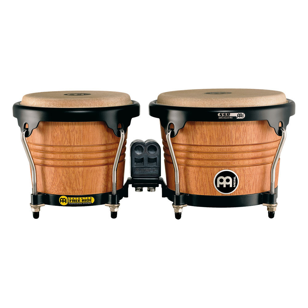 Bongos Meinl Holz 6.75/8" Natur Satiniert