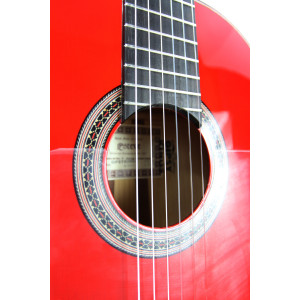 Esteve Gipsykings Gitarre Fichte Rot