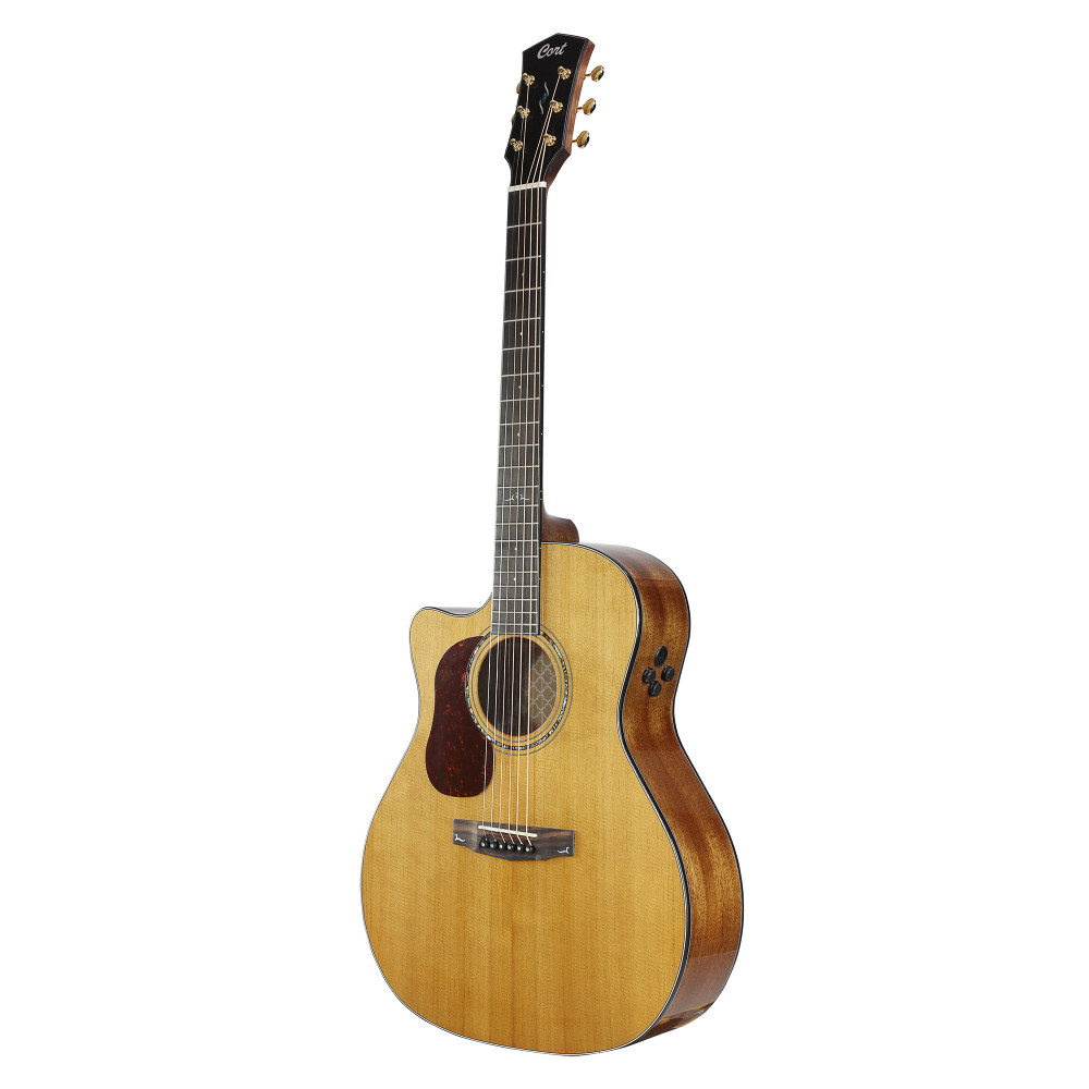 Cort Gold A6 Linkshänder Gitarre Natur Br