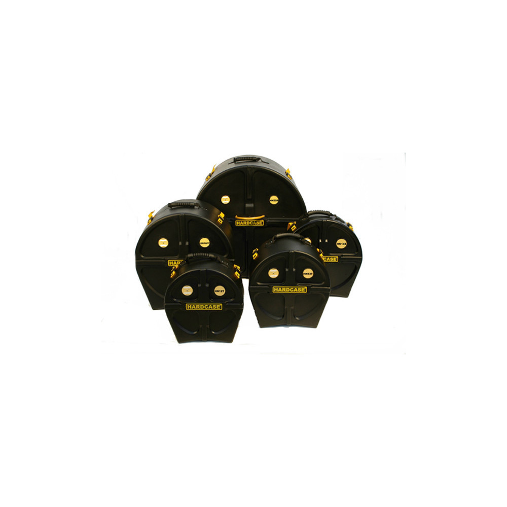 Hardcase-Koffer-Set 22-12-13-16-14cc Schwarz