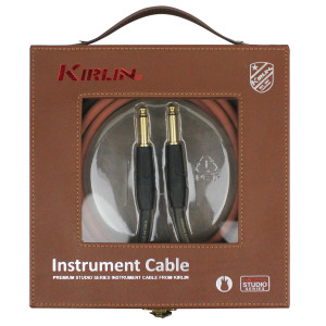 Kirlin Gitarrenkabel 3m Klinke Klinke Braun