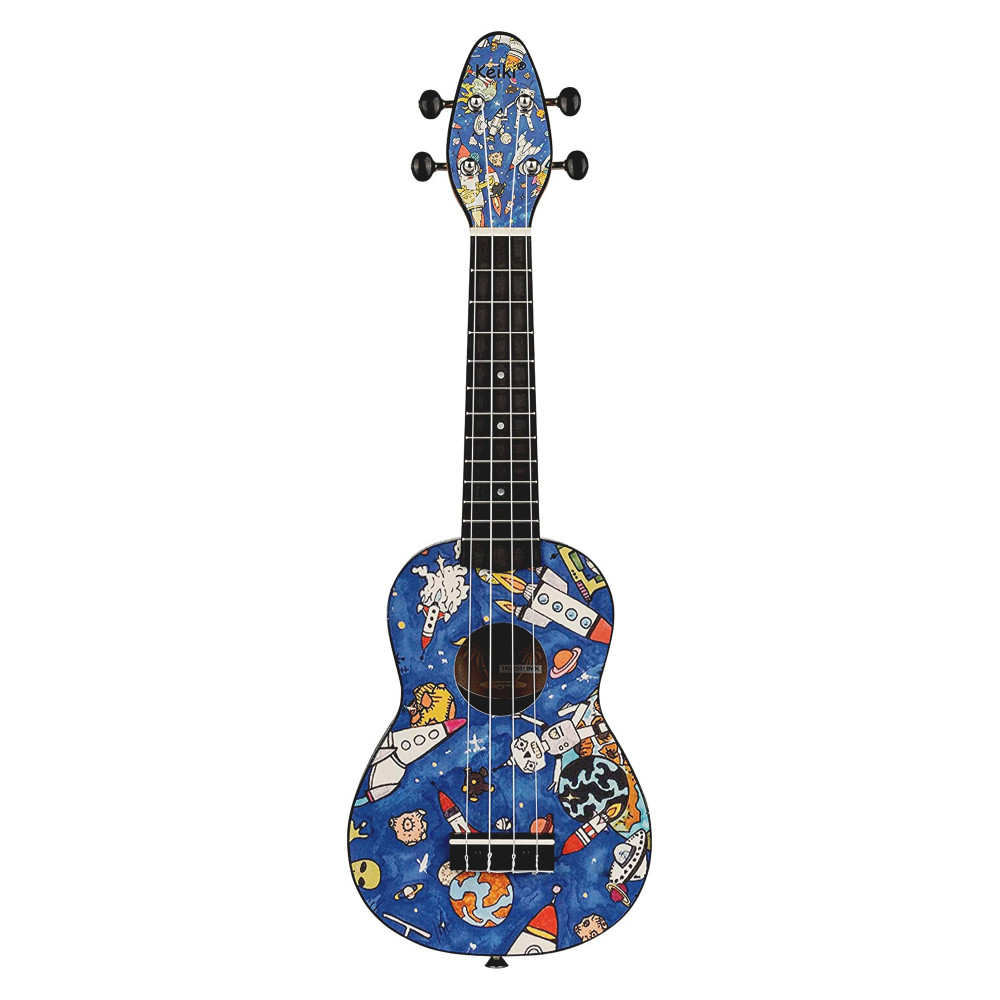 Soprano-Ukulelen-Set Keiki Spaceman