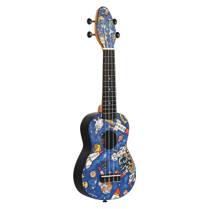 Soprano-Ukulelen-Set Keiki Spaceman