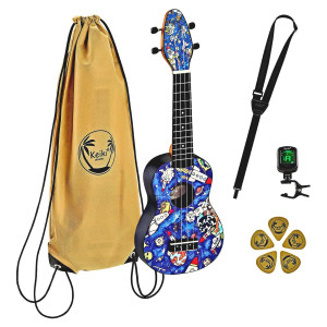 Soprano-Ukulelen-Set Keiki Spaceman