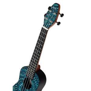 Soprano-Ukulelen-Set Keiki Blau