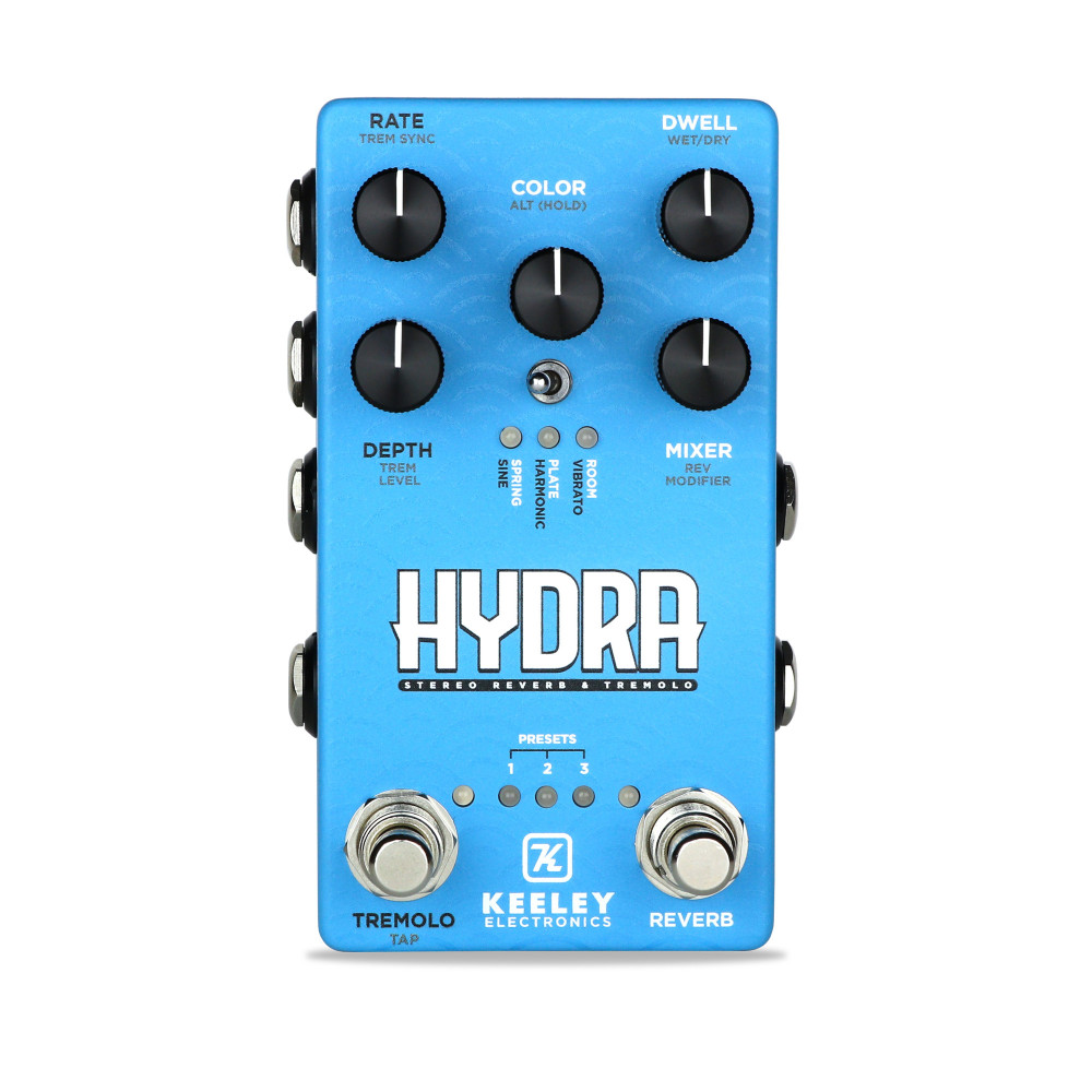 Keeley Hydra Reverb Tremolo Pedal