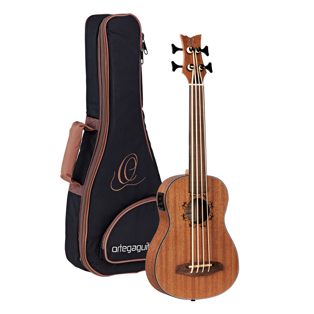 Ortega Lizard Fretless Bass, 4 Saiten, EQ