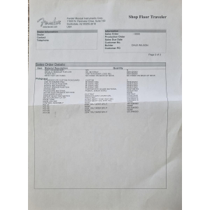 Fender Stratocaster 1960 Dale Wilson Masterbuilt Relic 2011 Custom Shop Fiesta Red