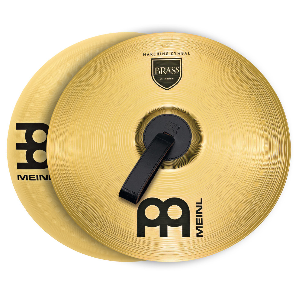 Paar Becken Meinl Marching 16" Kupfer
