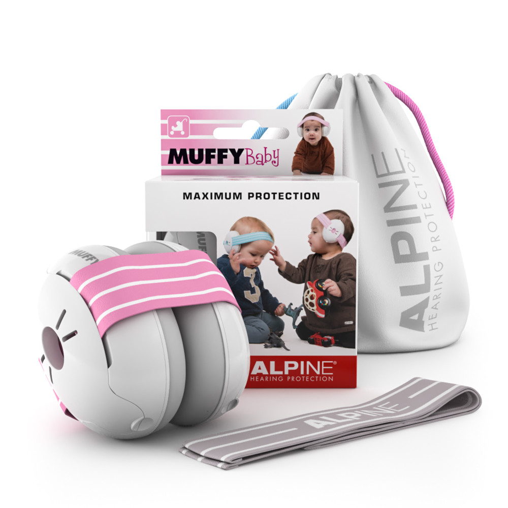 Alpine Muffy Baby Gehörschutz Rosa