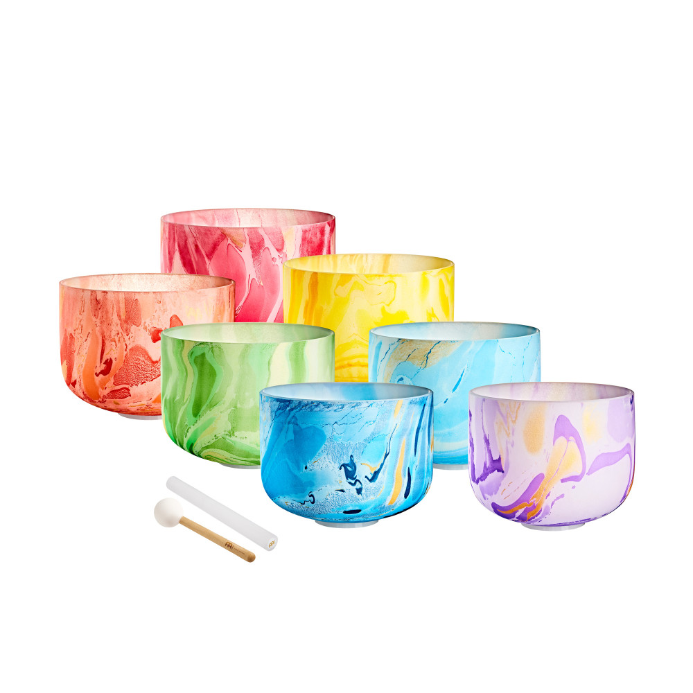 Set 7 Singing Bowl Sonic Energy Crystal