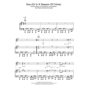 Sue (Or In A Season Of Crime)