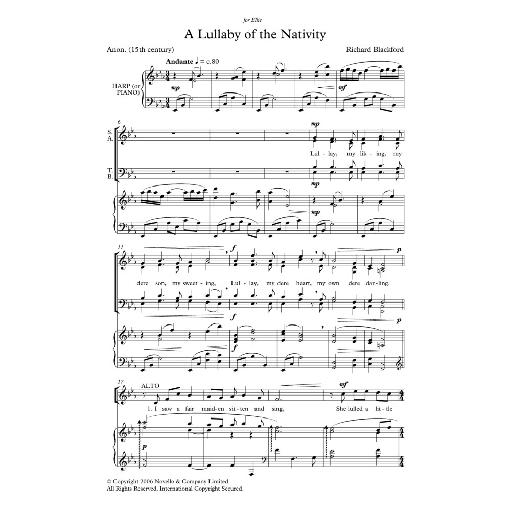 Lullaby Of The Nativity