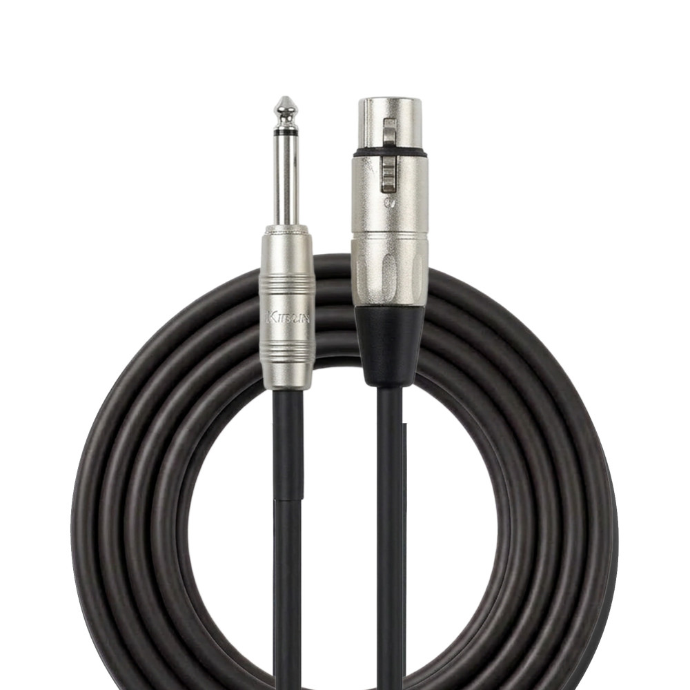 Kirlin XLR-Jack Patch Cable 3m Black