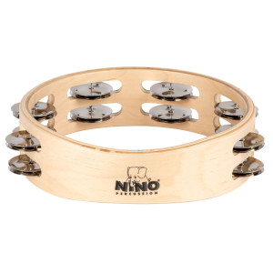 Nino Holz-Tamburin 8"/2 Reihen