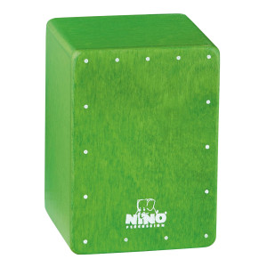 Mini Shaker Cajon Nino Grün