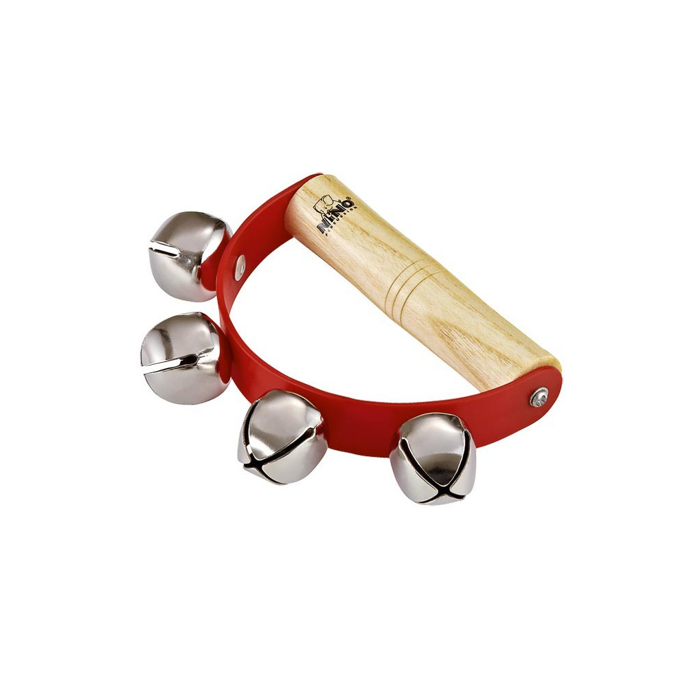 Nino Schelleninstrument mit 4 Glöckchen, Rot