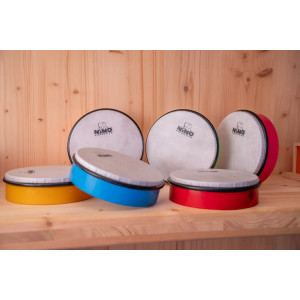 Set 6 Tambourins 8" Nino Mit Tasche